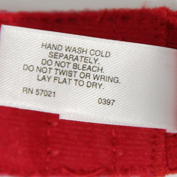 Vintage Victoria's Secret Bra 34A red Velvet 90s fashion VS - Picture 8 of 8